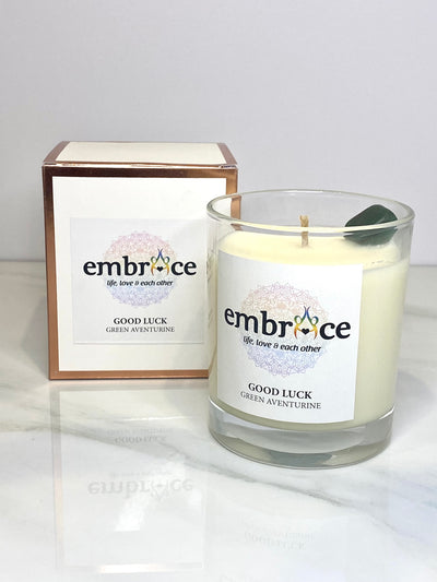 Embrace Candle GOOD LUCK
