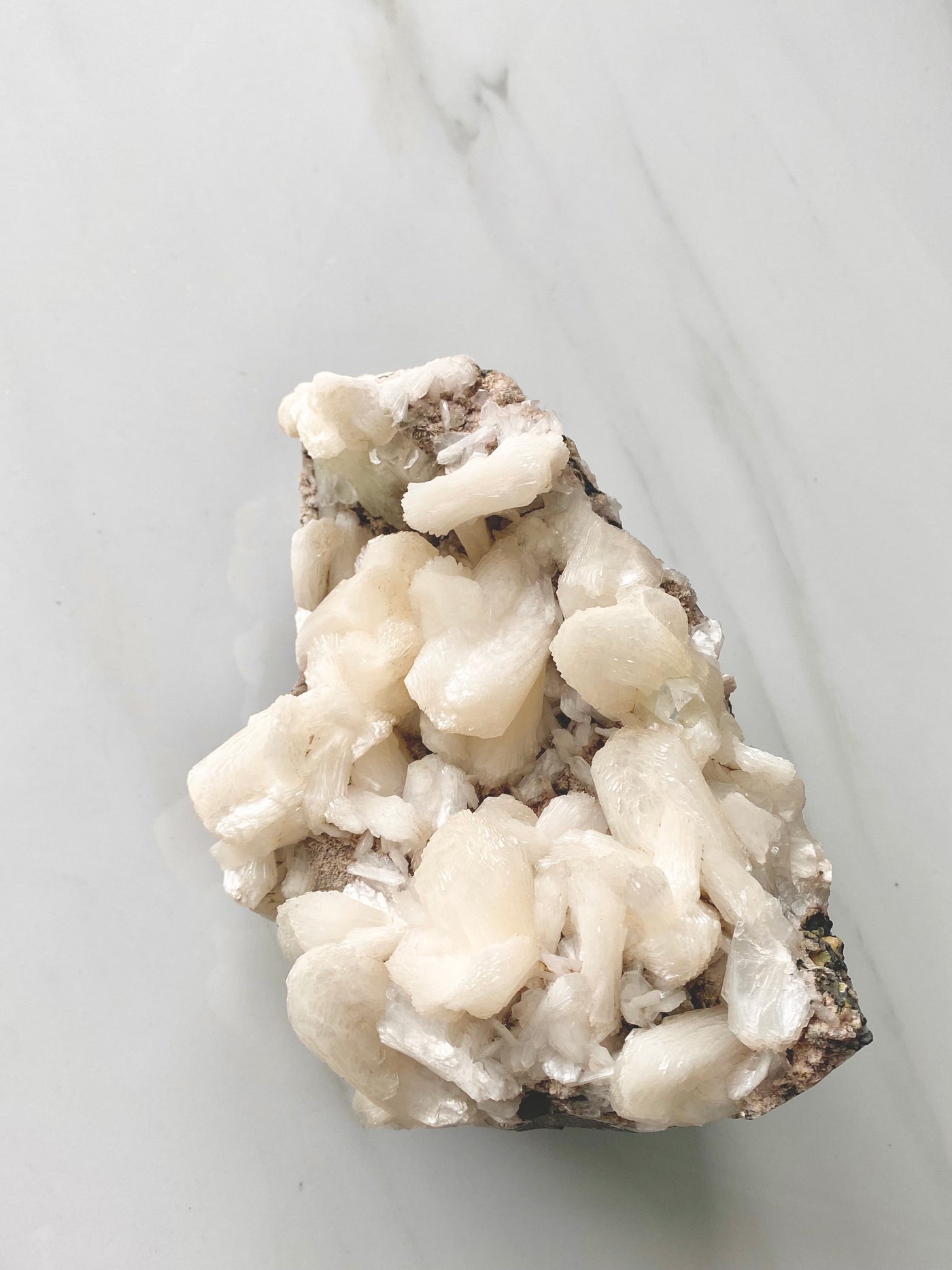 Embrace Serenity and Spiritual Connection with Apophyllite & Scolecite Cluster: A Harmonious Crystal Fusion