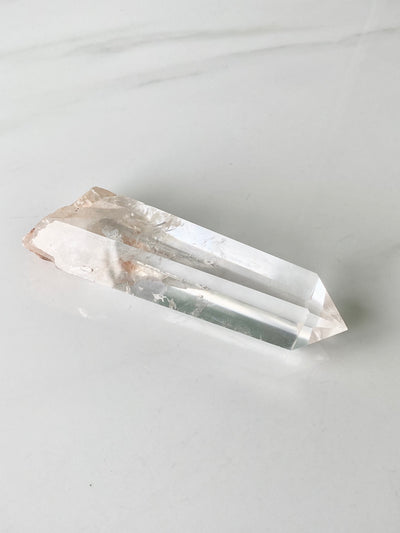 Harness the Pure Energy of Clear Quartz with a Terminator Point