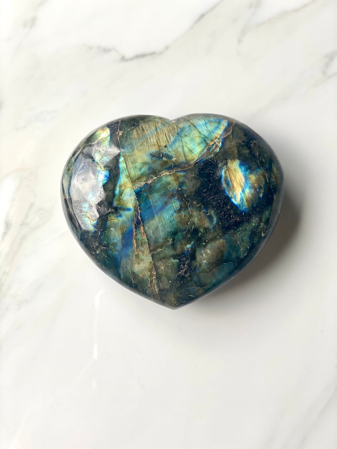 Extra Large Labradorite Heart